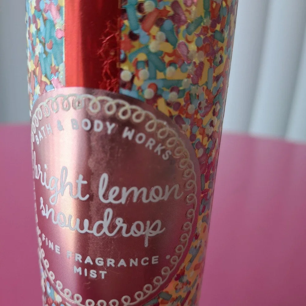 Bath & Body Works BRIGHT LEMON SNOWDROP Fragrance Mist 8 oz Discontinued